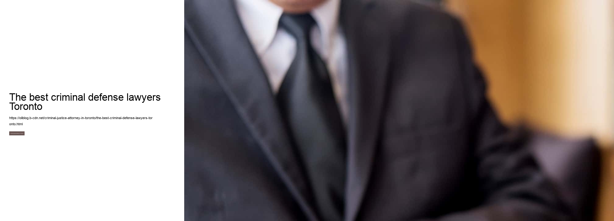 The best criminal defense lawyers Toronto